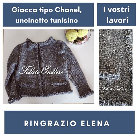 giacca tipo chanel taglie forti